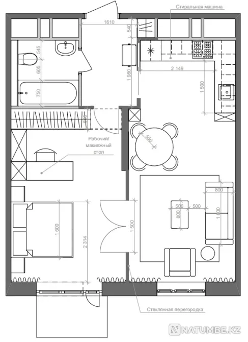Layout for comfortable living Almaty - photo 1