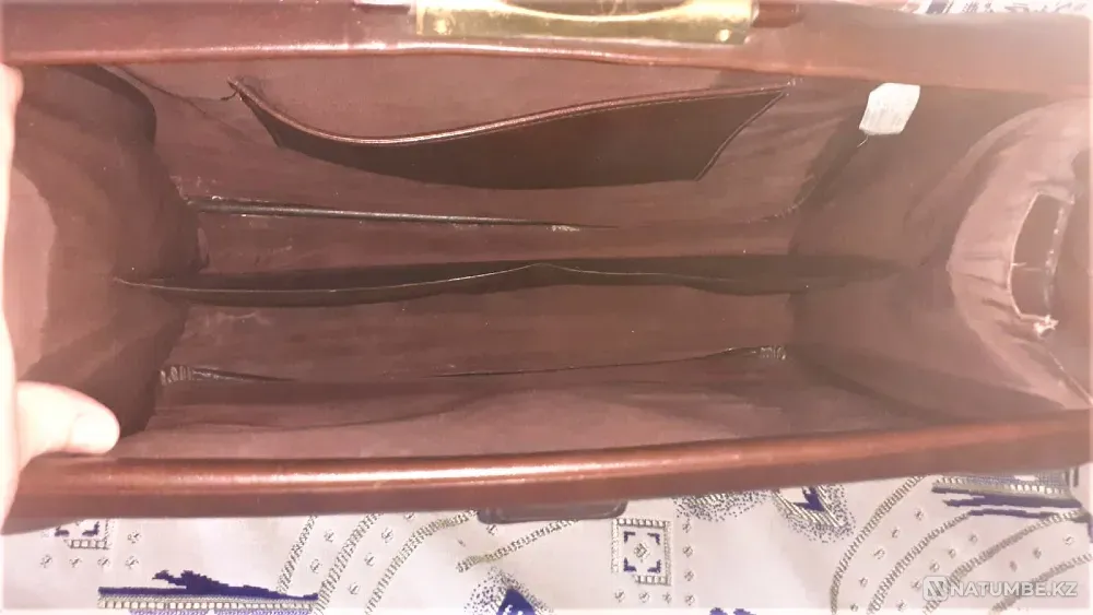 Портфель чиновника советский кожзам 70-е Костанай - изображение 2