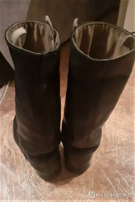 Советские Кожаные ЯЛОВЫЕ Юфтевые САПОГИ Костанай - изображение 2