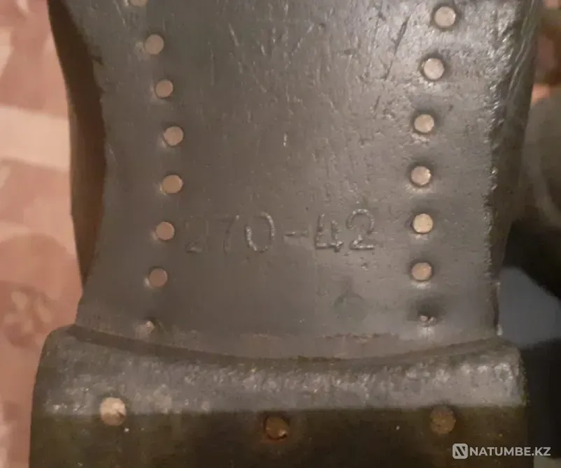 Советские Кожаные ЯЛОВЫЕ Юфтевые САПОГИ Костанай - изображение 3