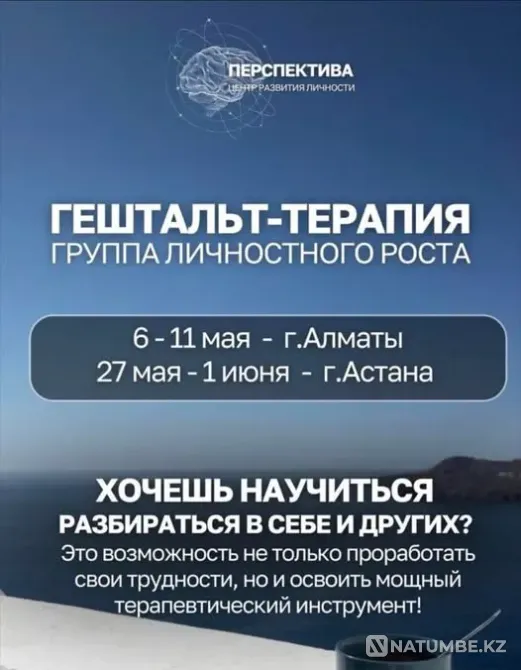 Gestalt training group therapy Almaty - photo 1