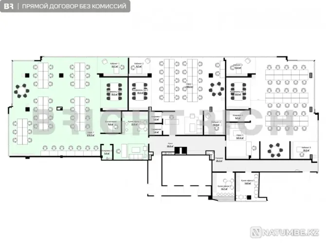 For rent office 267.7 m2. Almaty - photo 5