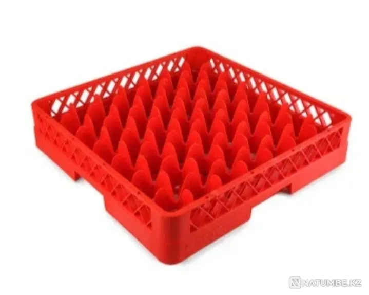 Кассета для фужеров 49 секций, красная Алматы - изображение 1