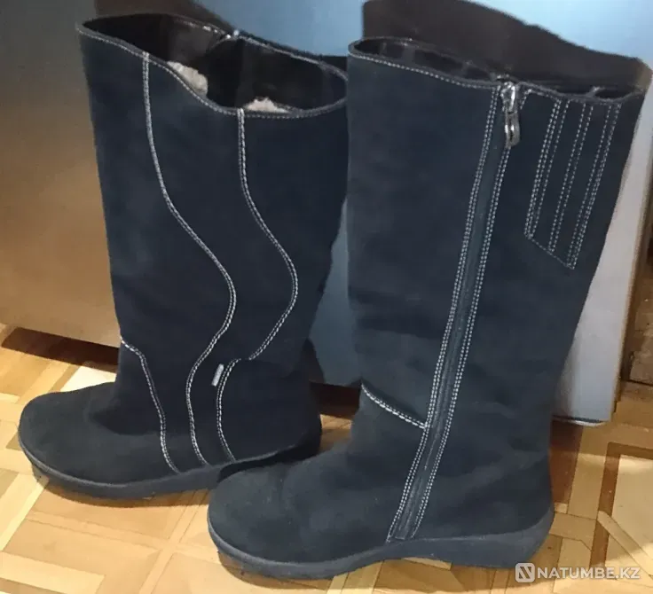 Сапоги замшевые женские продаю Караганда - изображение 1