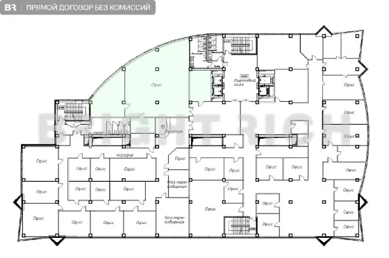 Сдается офис. Площадь 278 м² Almaty