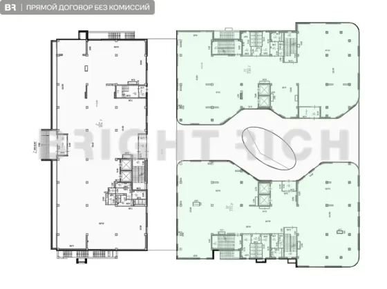 Сдается офис. Площадь 1621.4 м²  Алматы