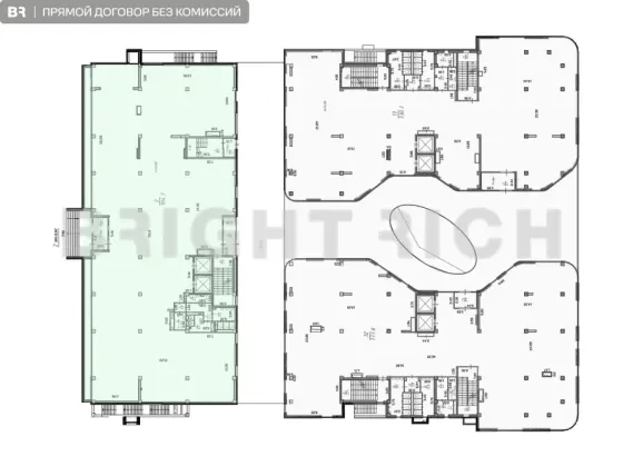 Сдается офис. Площадь 969.6 м²  Алматы