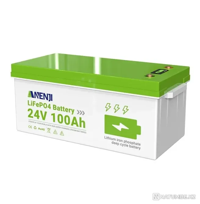 ANENJI аккумуляторы, сыйымдылығы 100Ач, 24В  Алматы - изображение 6