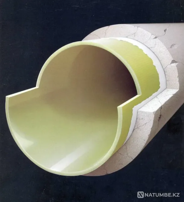 Renovation of water pipelines using polymer composite Ust-Kamenogorsk - photo 1