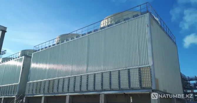 Fiberglass lining of cooling towers Ust-Kamenogorsk - photo 1