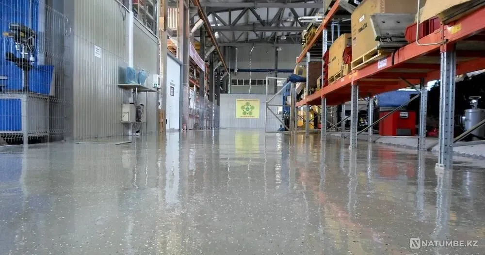 Industrial self-leveling floors Ust-Kamenogorsk - photo 5