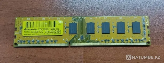 RAM DDR-3 DIMM 2Gb/1600MHz Zeppel сатылады  Алматы - изображение 1