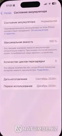 Сатуға арналған iPhone 16 Pro (пайдаланылған) Москва - изображение 2