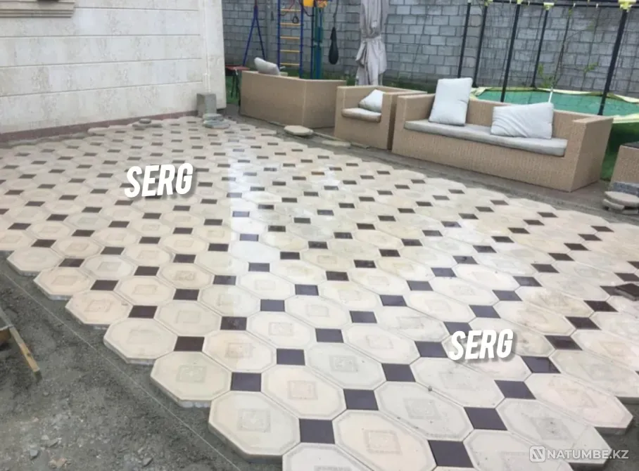 Евробрусчатка-мрамор из бетона Алматы - изображение 3