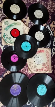 I'm selling gramophone records. Karagandy