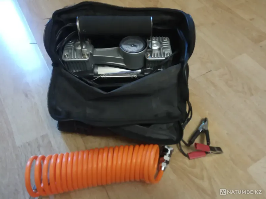 Екі цилиндрлі автокомпрессор сатылады.  Алматы - изображение 1