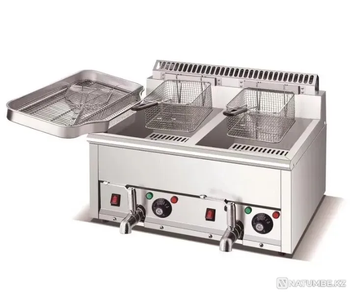 Фритюрница для фри и курицы. 15*2 литров Алматы - изображение 1