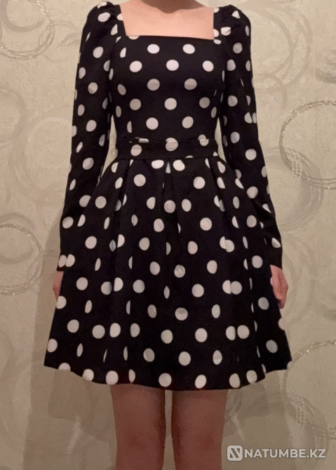 Продам красивое платье горошек(срочно  Алматы - изображение 2