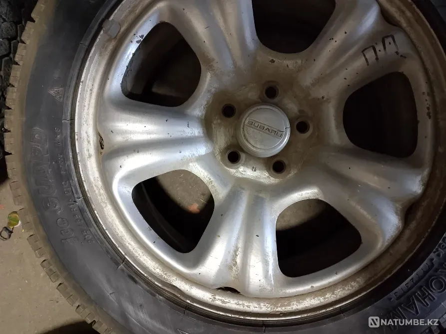 Диски с шинами от Субару Р17 и Р 16 Almaty - photo 3