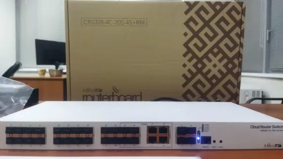 Коммутатор Mikrotik CRS328-4C-20S-4S+RM Алматы