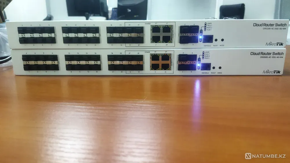 Коммутатор Mikrotik CRS328-4C-20S-4S+RM Алматы - изображение 2