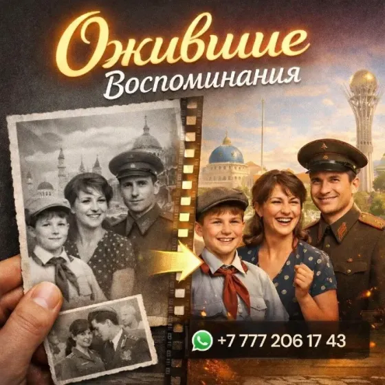 Оживление фото в Казахстане Алматы