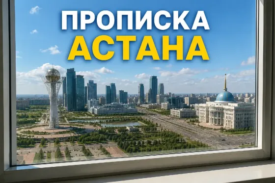 Законная регистрация (прописка) в Астане Астана