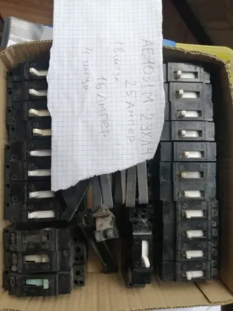 Продам б/у пакетные выключатели и автоматы Усть-Каменогорск