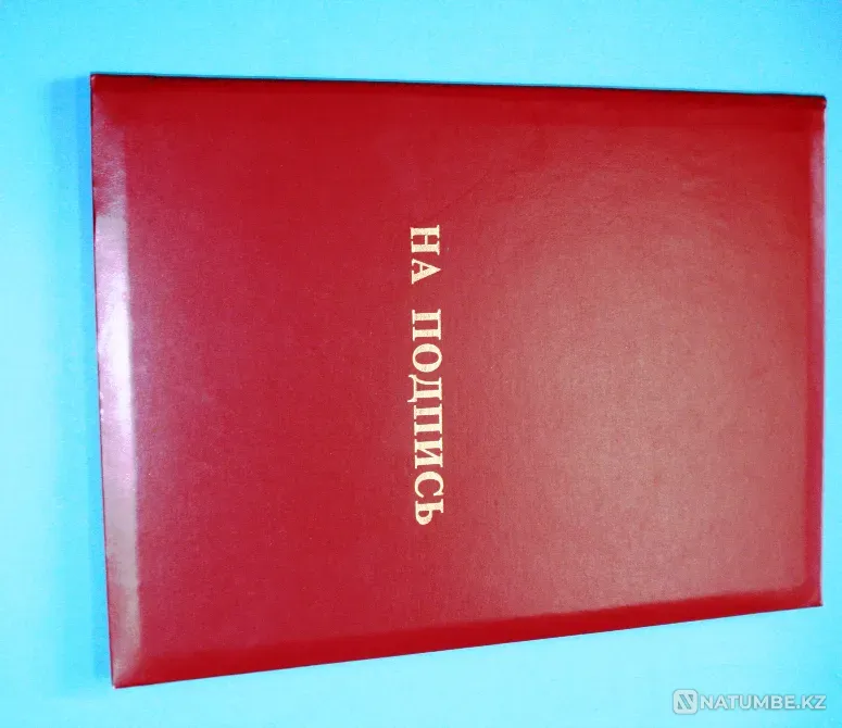 Папки на подпись из бумвинила Алматы - изображение 2