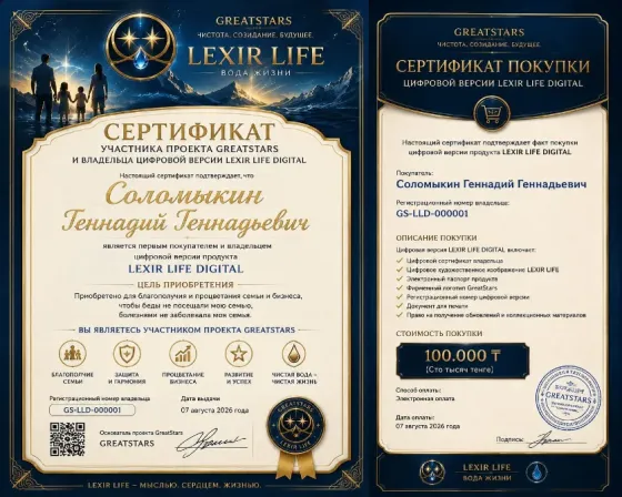 GREATSTARS LEXIR LIFE Есик