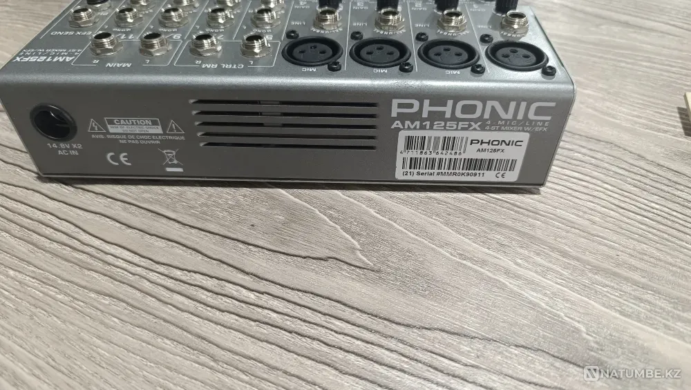 Микшер PHONIC AM 125 Fx в отличном состоянии. Торг возможен Караганда - изображение 2