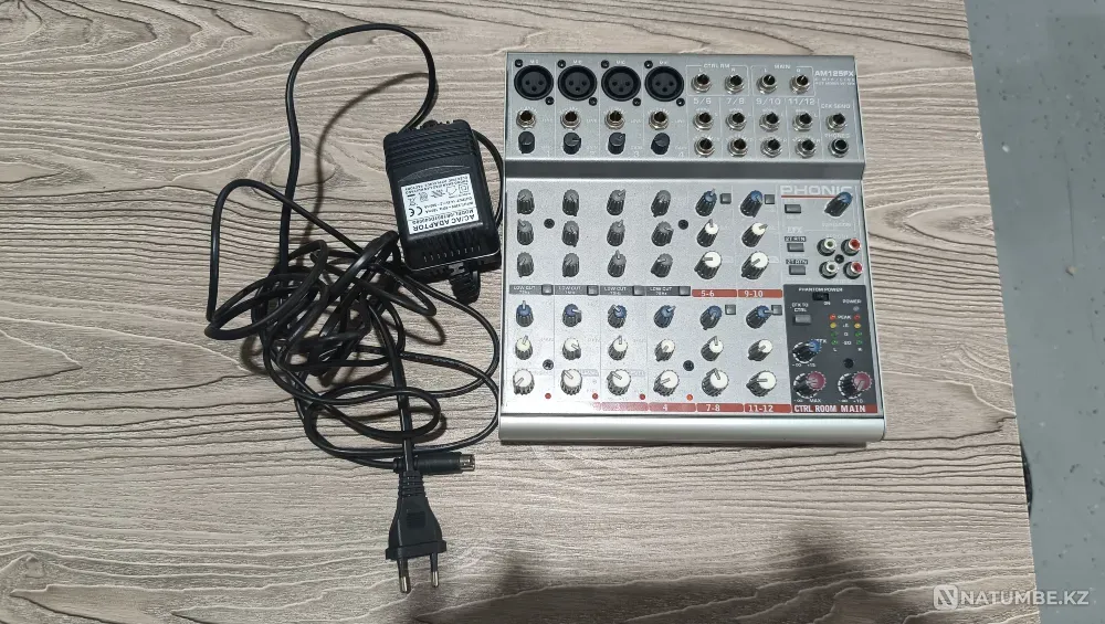Микшер PHONIC AM 125 Fx в отличном состоянии. Торг возможен Караганда - изображение 1