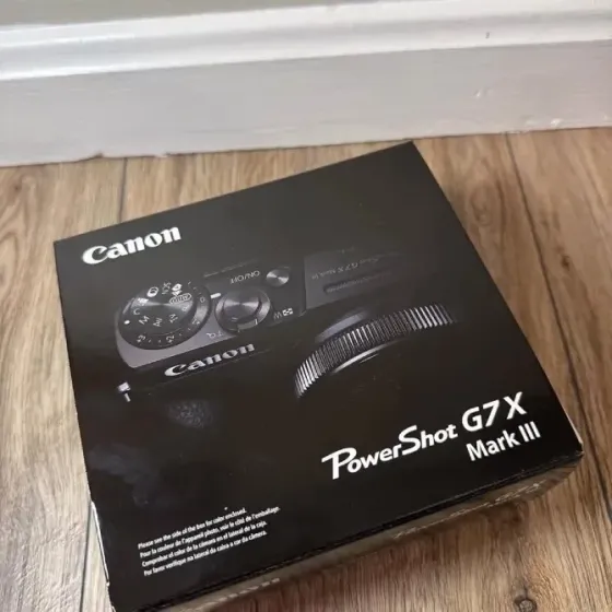 Цифровая фотокамера Canon PowerShot G7 X Mark III, черная Астана