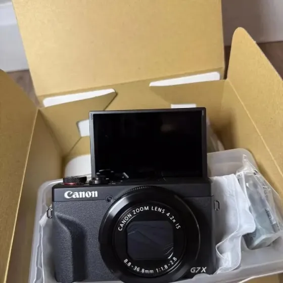 Цифровая фотокамера Canon PowerShot G7 X Mark III, черная Астана