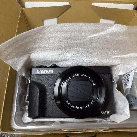 Цифровая фотокамера Canon PowerShot G7 X Mark III, черная Астана