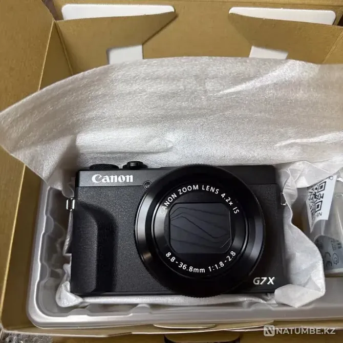 Цифровая фотокамера Canon PowerShot G7 X Mark III, черная Астана - изображение 3