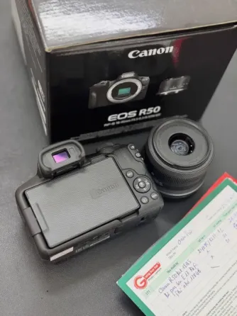 Canon EOS R50 камера с объективом 18–45 мм (черная Астана