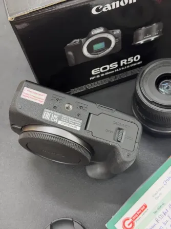 Canon EOS R50 камера с объективом 18–45 мм (черная Астана