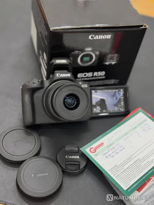 Canon EOS R50 камера с объективом 18–45 мм (черная Астана - изображение 2