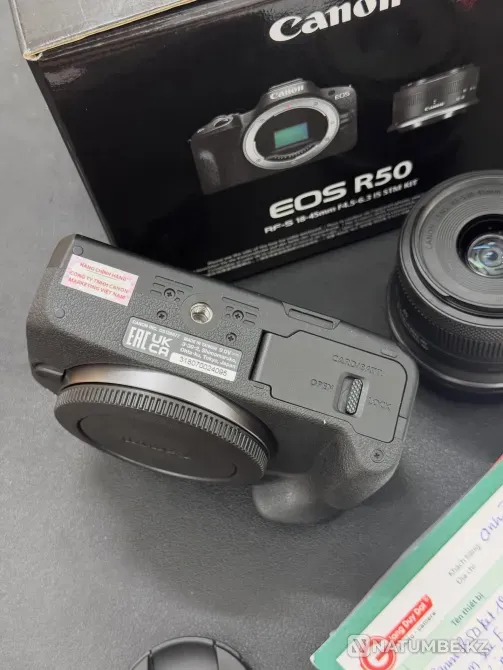 Canon EOS R50 камера с объективом 18–45 мм (черная Астана - изображение 5