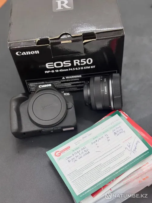 Canon EOS R50 камера с объективом 18–45 мм (черная Астана - изображение 1