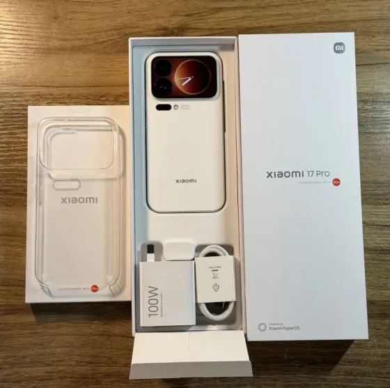 Xiaomi 17 Pro — 256 ГБ, белый 12+4 ГБ ОЗУ Алматы