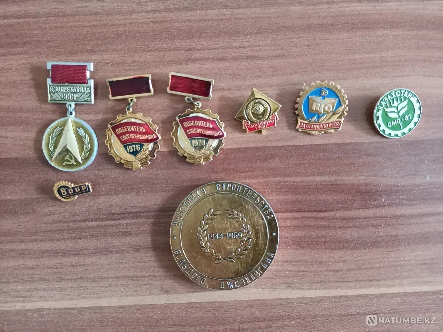 Раритет Наградные и памятные РЕТРО знаки и медали СССР Караганда - изображение 2