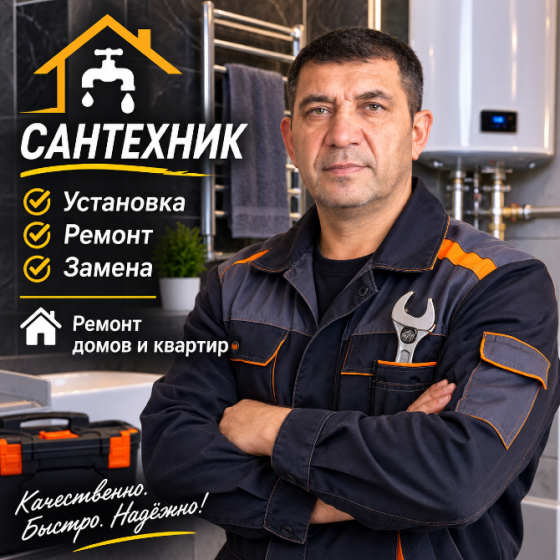 Сантехник-Ремонт домов и квартир Алматы