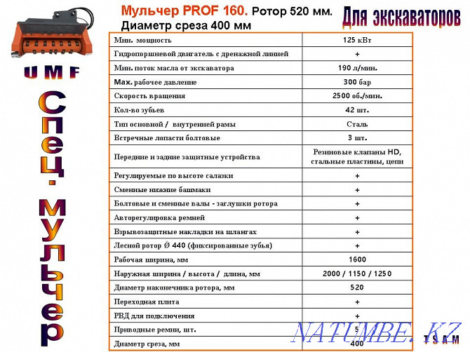 Mulcher "UMF" (RF). Special equipment Irkutsk - photo 7